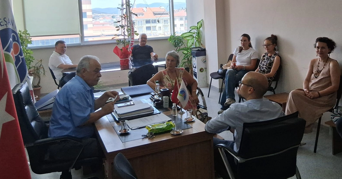 ERÇED yönetiminden Keşan Kent Konseyi'ne ziyaret