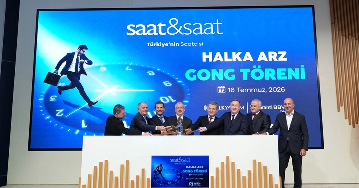 Borsa İstanbul’da gong 'Saat&Saat' için çaldı