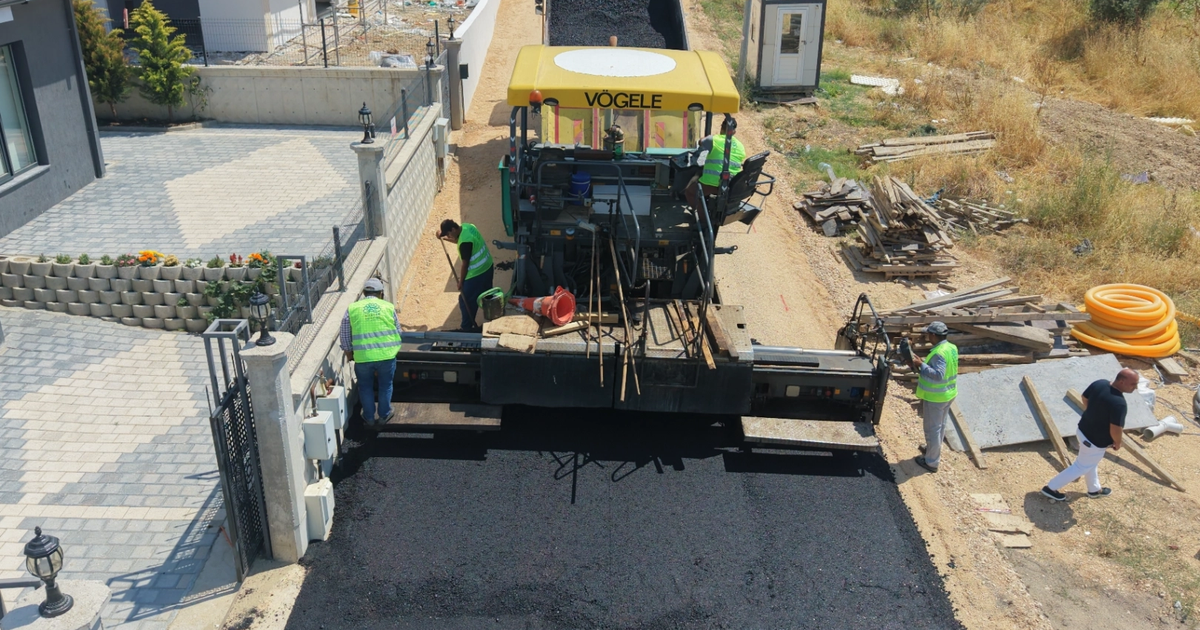 Bursa Nilüfer’de asfalt çalışmaları hız kazandı