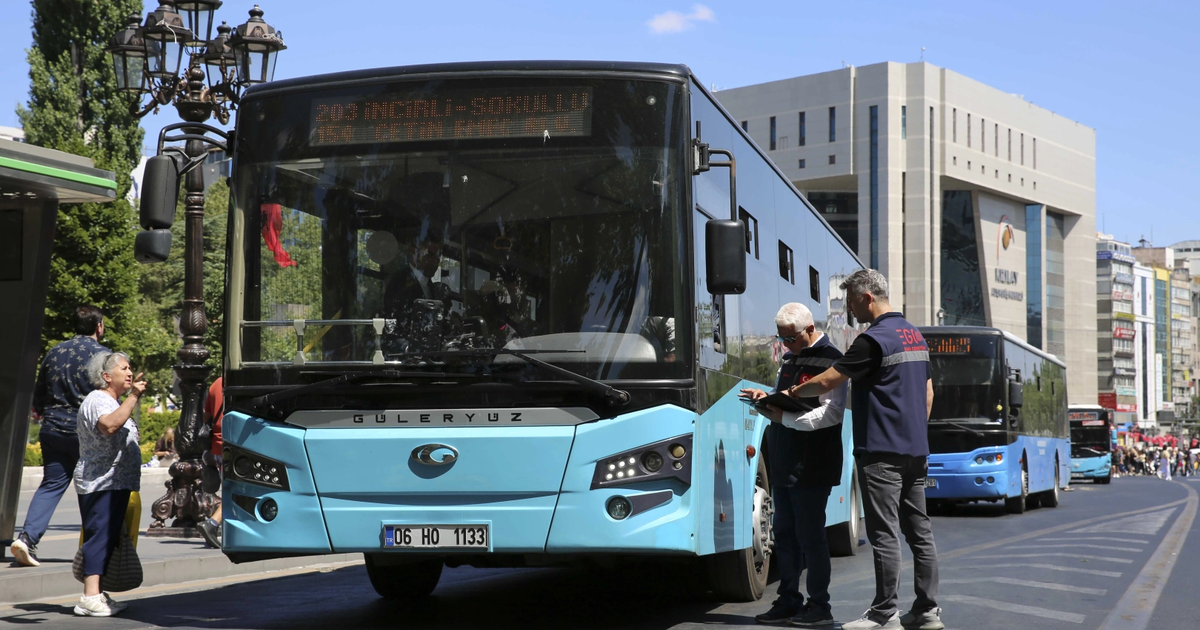 Ankara'da toplu taşımada klima ve hizmet denetimi