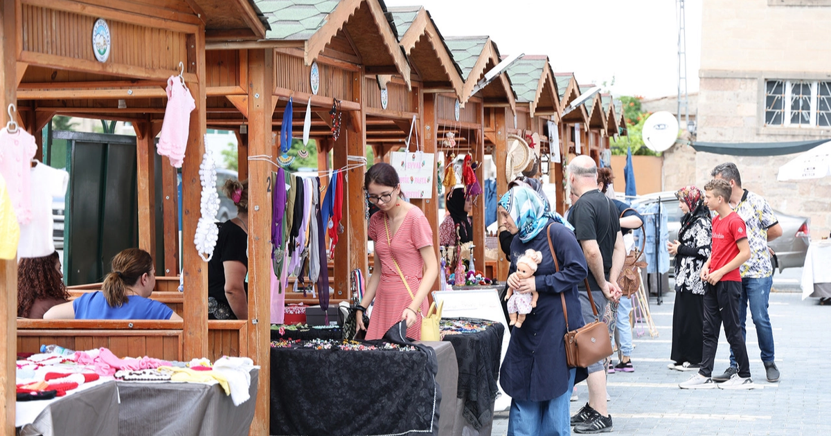 Kayseri Talas'tan kadınıjn emeği var