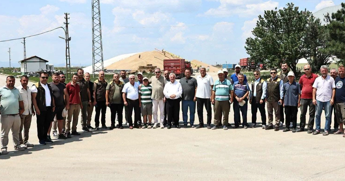 TMO'dan İpsala'da hasat ve alım çalışmalarına yerinde inceleme