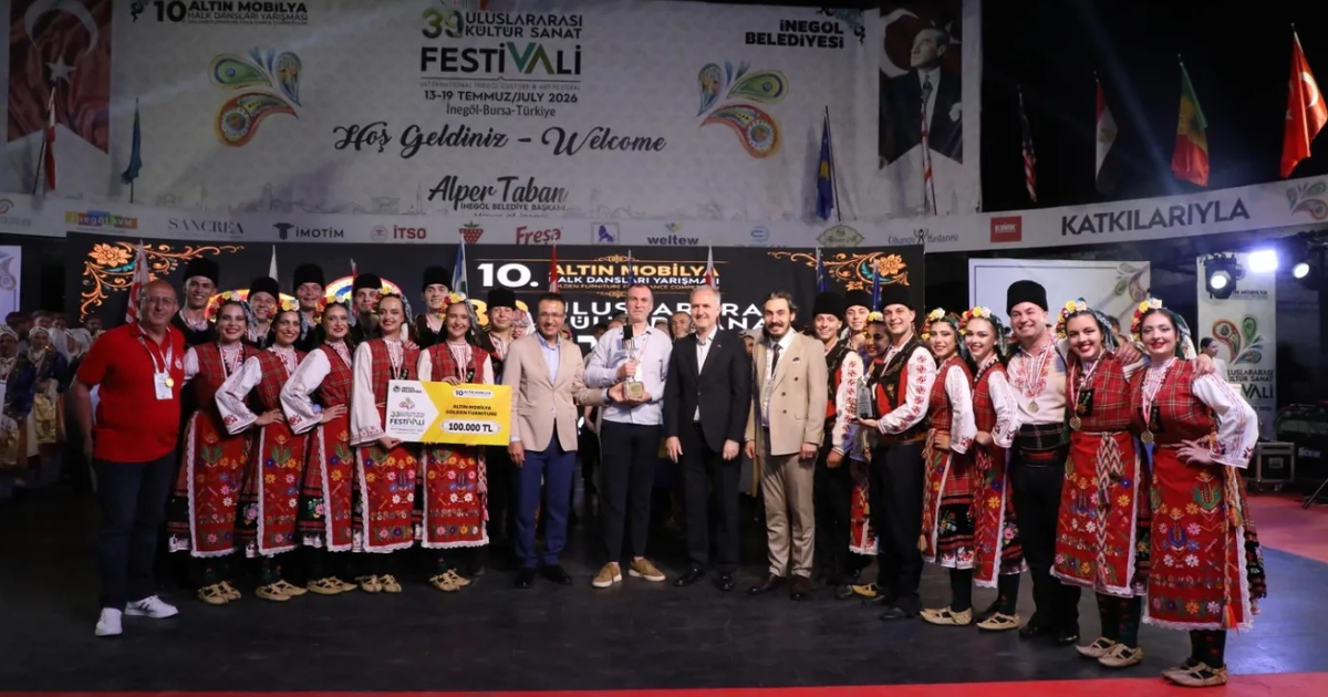 10. Altın Mobilya ödülü İnegöl'den Bulgaristan’a gitti