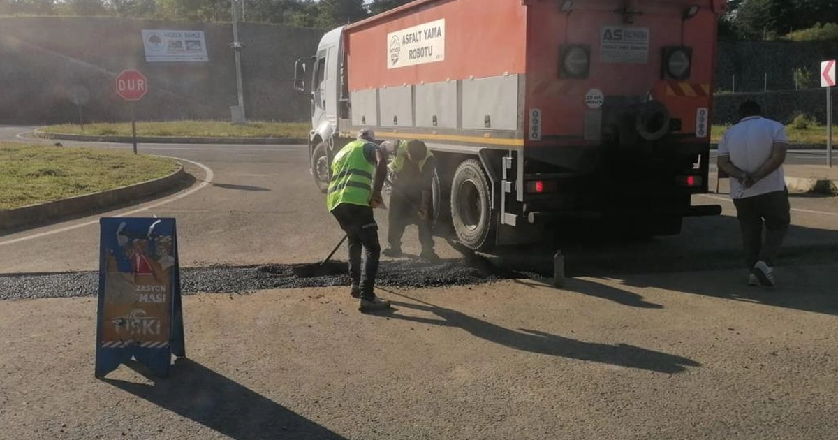 Trabzon’da altyapı sonrası yollar yenileniyor