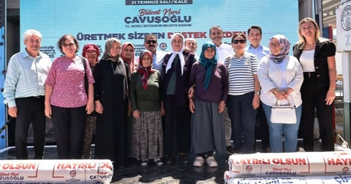 Denizli Büyükşehir’den üreticiye büyük destek