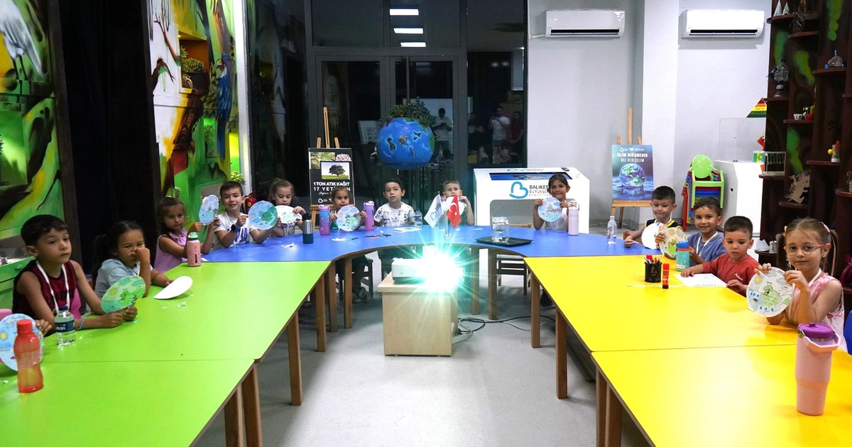 Balıkesir’de çocuklar Çevre Bilim Akademisi’nde