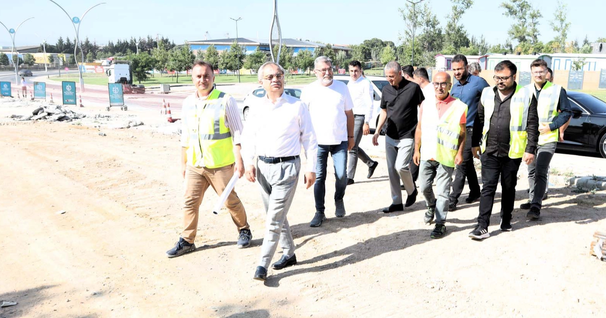 Kocaeli Büyükşehir Genel Sekreteri'nden Gebze’deki stratejik projelere yerinde inceleme