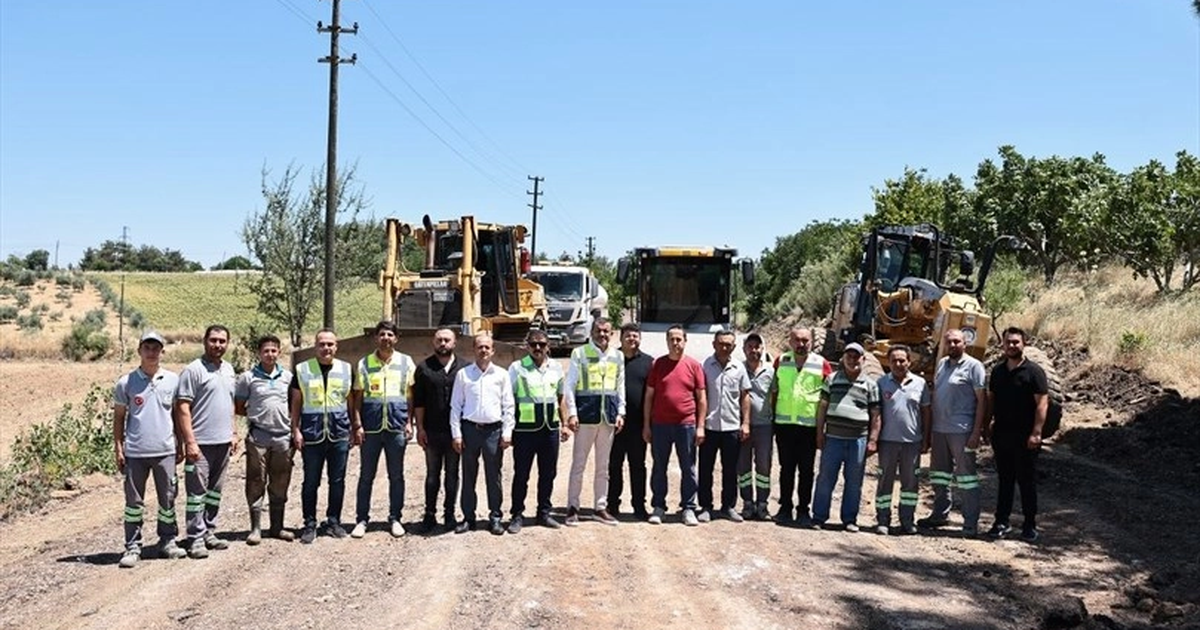 Denizli Kale’de üreticiye destek ve yol incelemesi