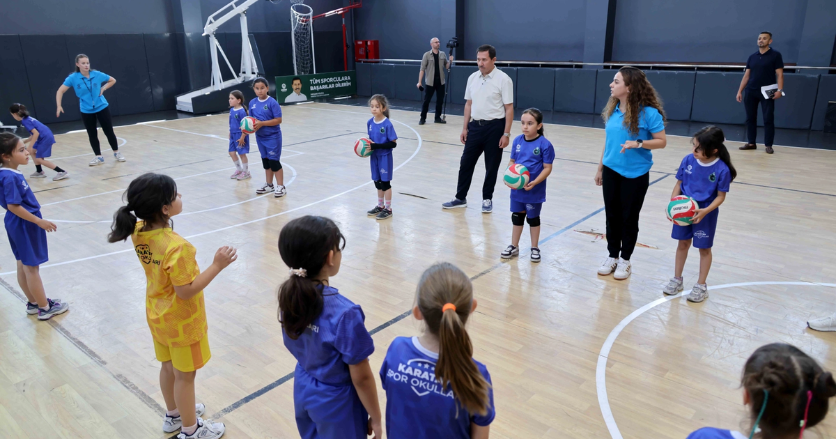 Konya Karatay Yaz Spor Okulları'nda heyecan