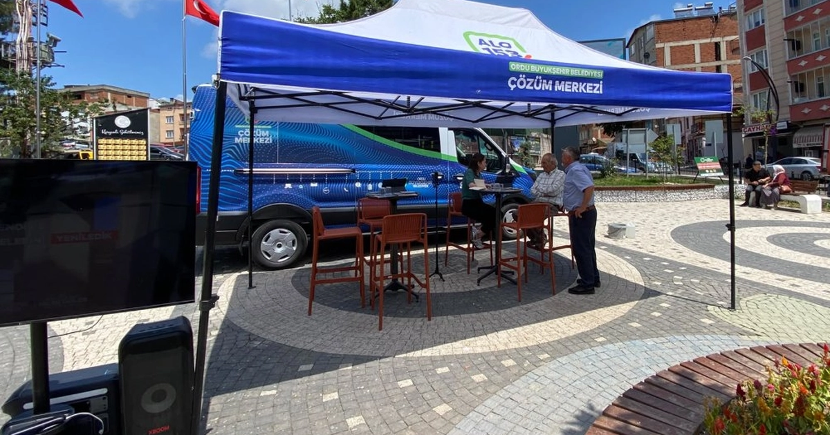Ordu Büyükşehir’den Korgan’da yerinde çözüm