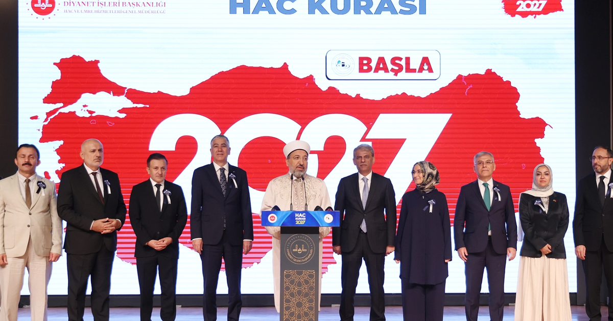 2027 yılı hac kurası bugün çekildi! 1 milyon 878 bin kişi katıldı