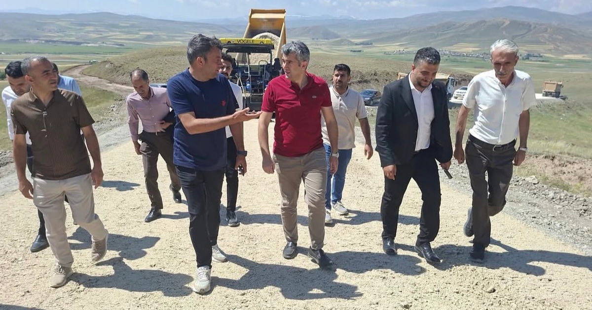 Diyadin Kaymakamı Korkusuz'dan köy yollarına yakın mercek