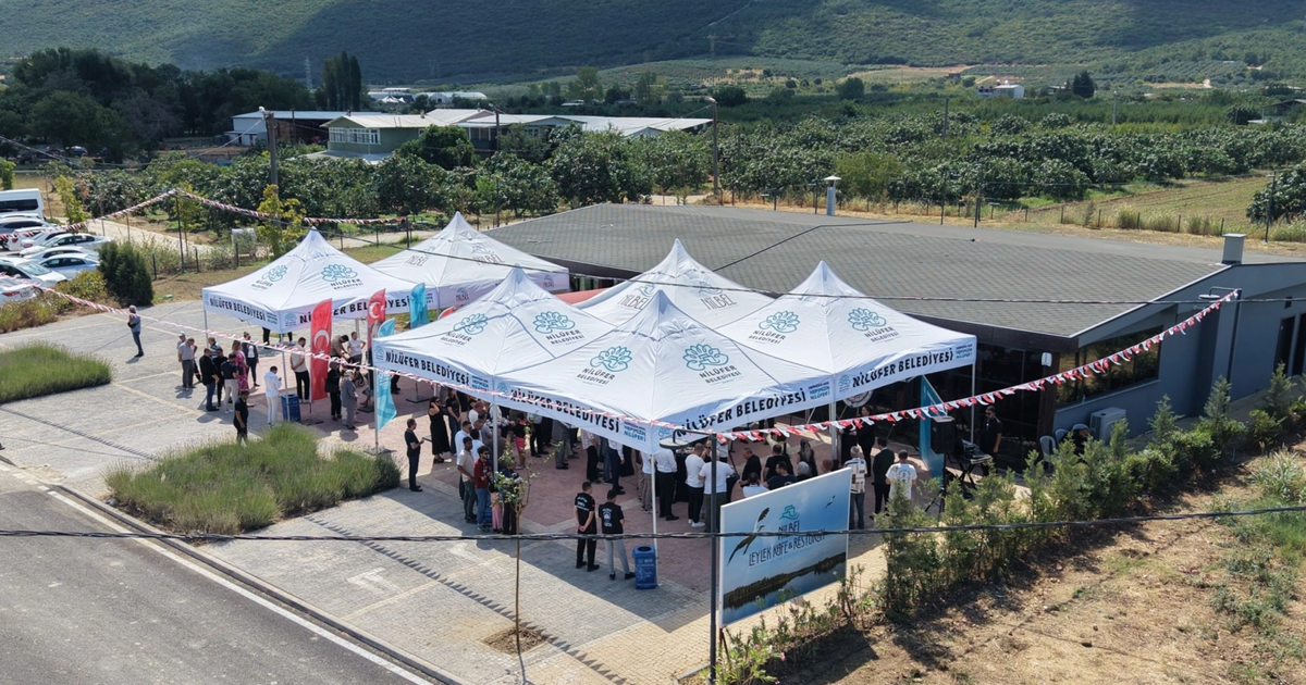 Bursa Nilüfer’de kırsal turizme yeni soluk... NİLBEL Leylek Kafe & Restoran açıldı