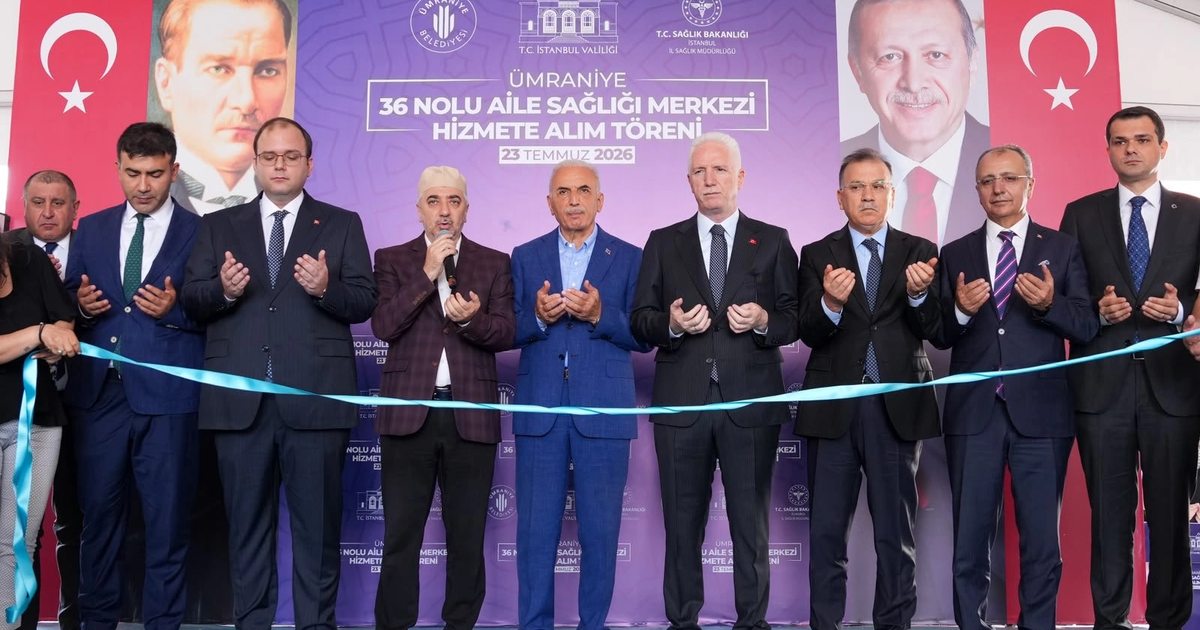 İstanbul’un 1121. Aile Sağlığı Merkezi Ümraniye’de hizmete açıldı