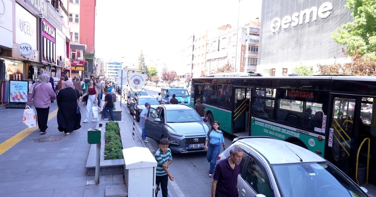 Kayseri zabıtasından toplu taşıma denetimi