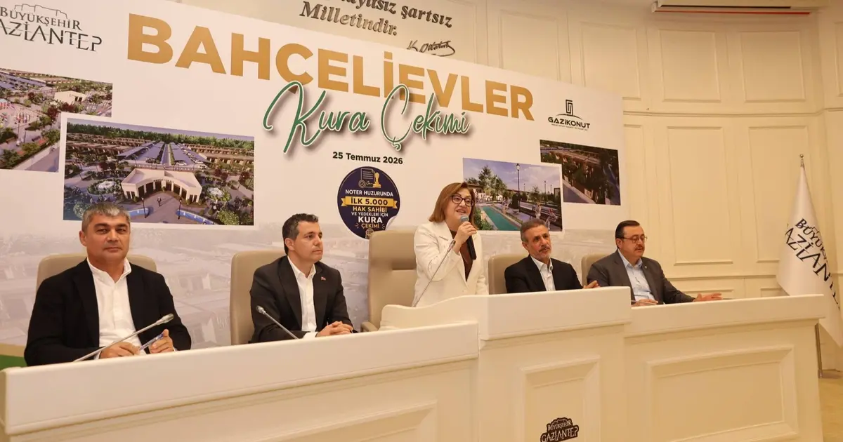 Gaziantep Bahçelievler'de kura heyecanı - Gündem Haberleri