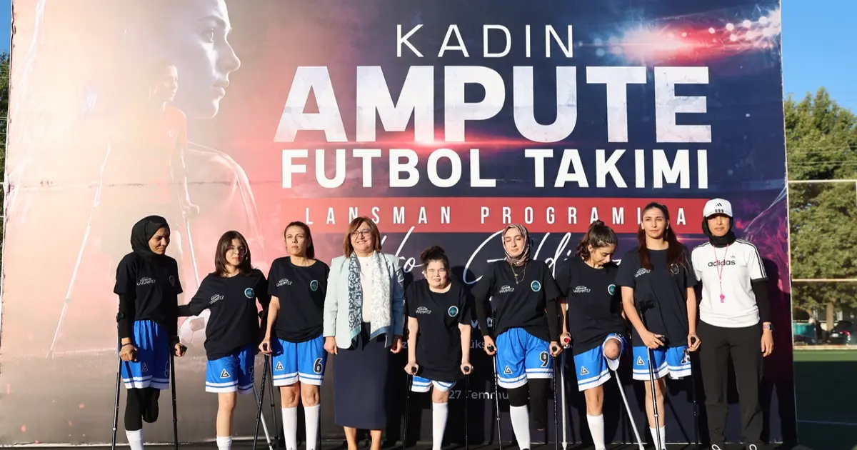 Türkiye'nin ilk kadın Ampute takımı gazi şehirde