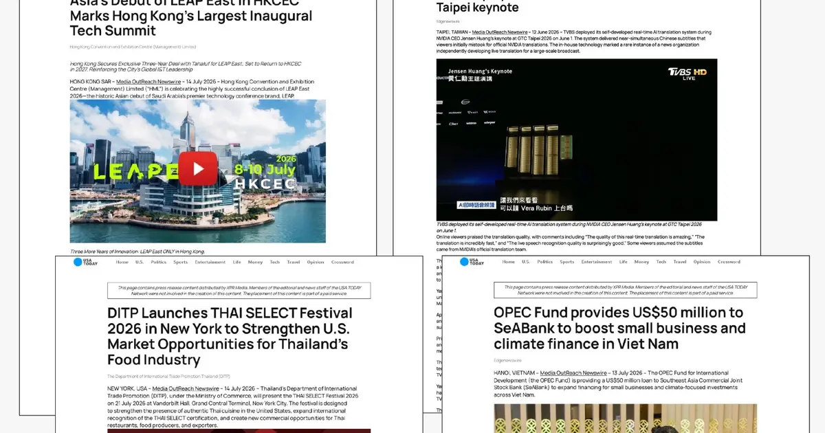 Media OutReach Newswire, ABD dağıtım ağını güçlendiriyor