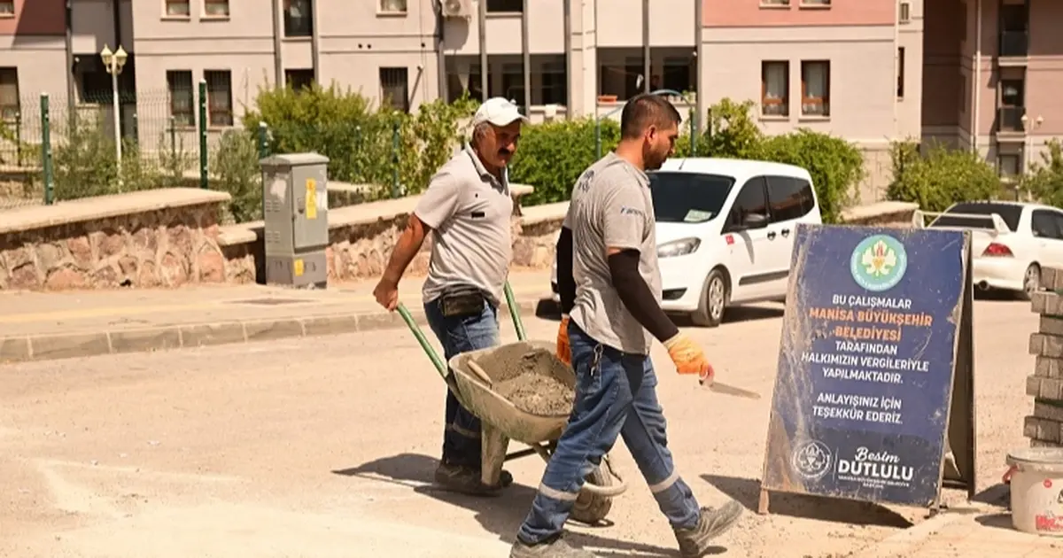 Manisa Akgedik'te üstyapı çalışmaları sürüyor - Gündem Haberleri