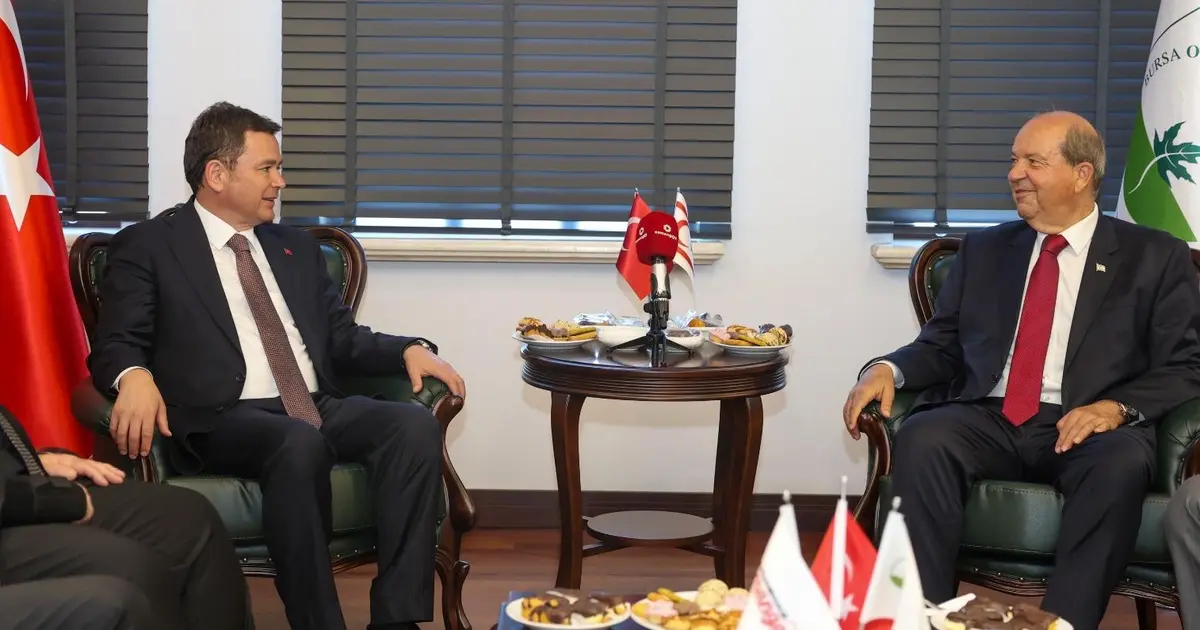 Başkan Erkan Aydın, Ersin Tatar'ı ağırladı