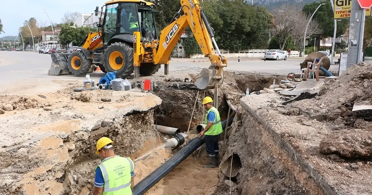 Antalya Kemer’in kanalizasyon altyapısı yenileniyor - Gündem Haberleri