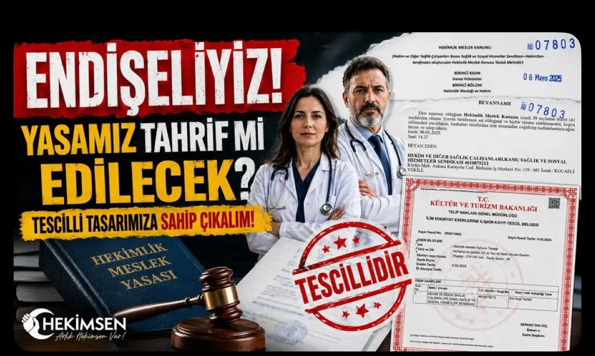HEKİMSEN'den Hekimlik Meslek Yasası çağrısı: "Süreç şeffaf ve katılımcı yürütülmeli" - Sağlık Haberleri