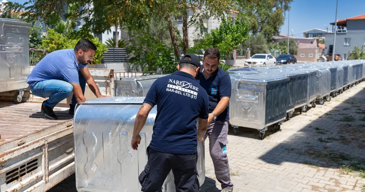İzmir Narlıdere'ye 200 yeni çöp konteyniri - Gündem Haberleri