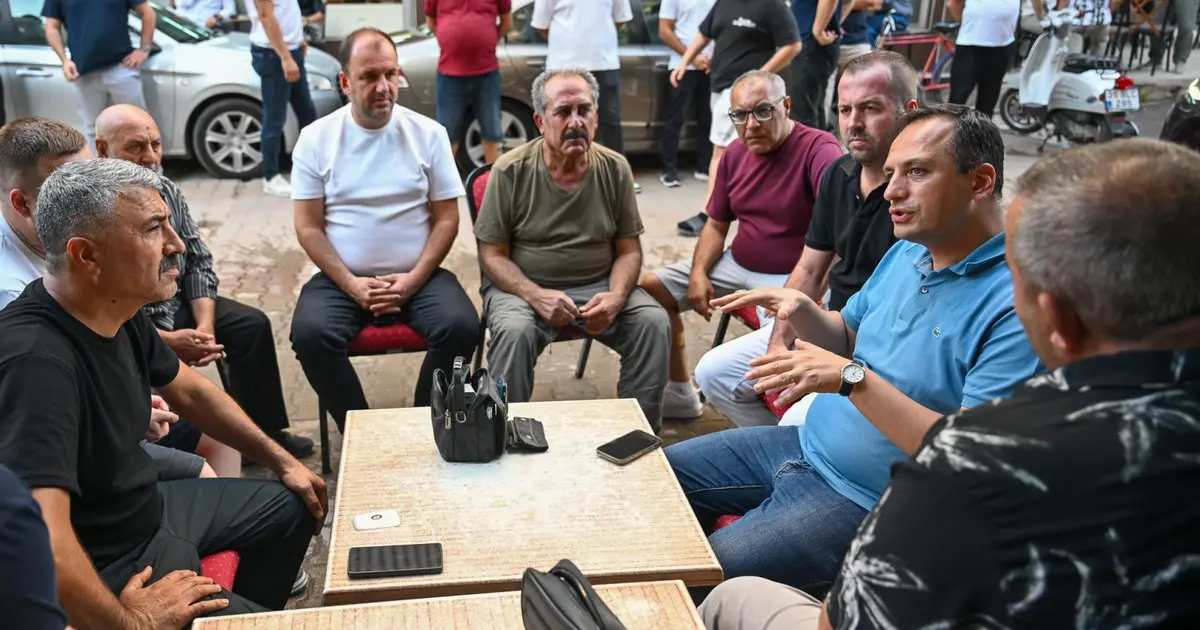 Başkan Eşki’den Çamdibi’nde esnaf turu