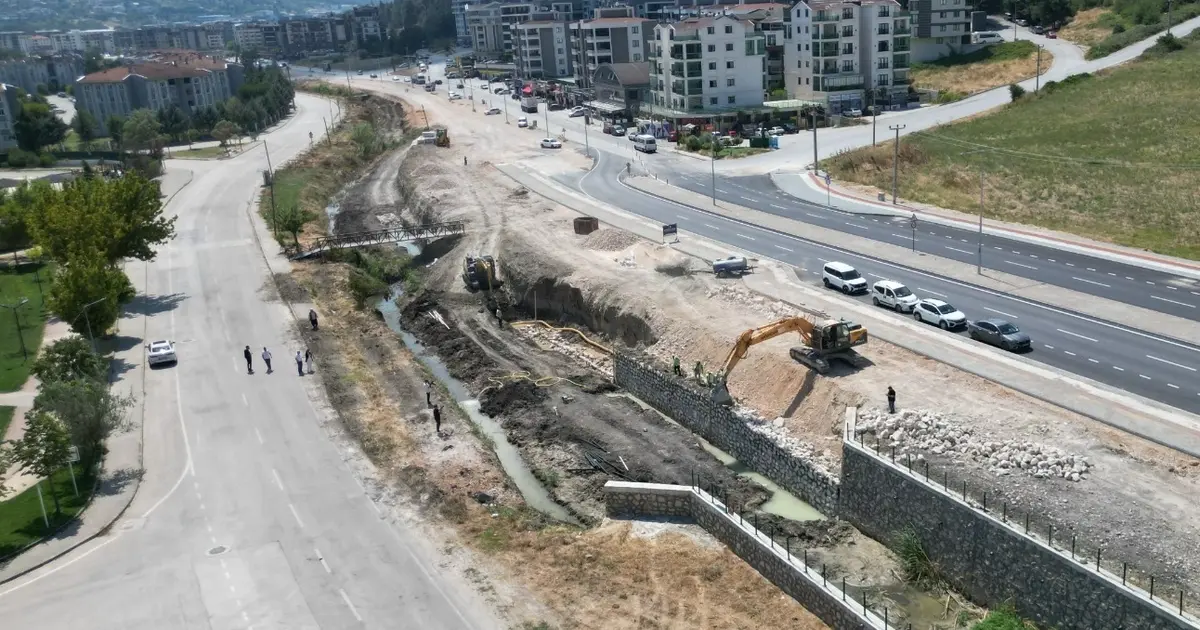 Bursa Büyükşehir’den Ürünlü Deresi’nde kapsamlı dönüşüm