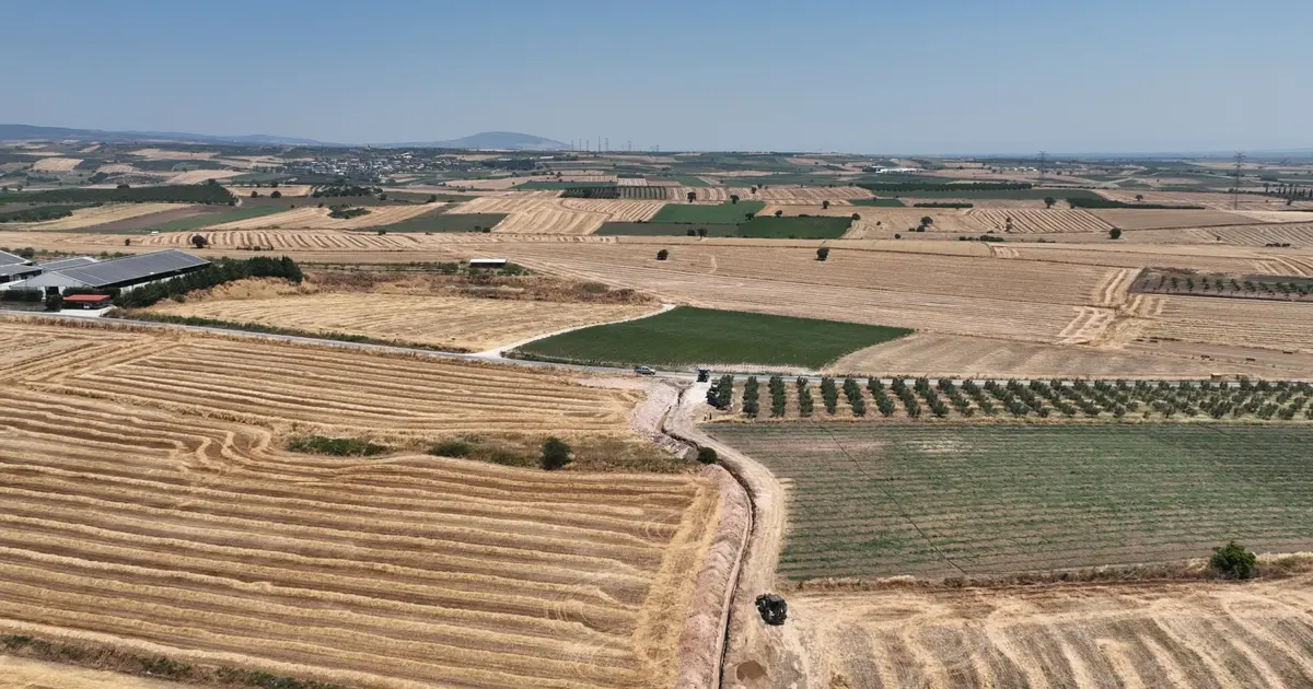 Karacabey'de 38 bin 850 dekar arazi modern sulamaya kavuşuyor