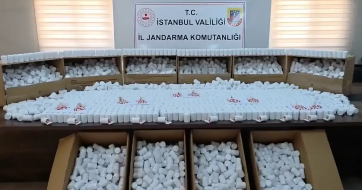 İstanbul'da 257 bin 850 uyuşturucu hap ele geçirildi