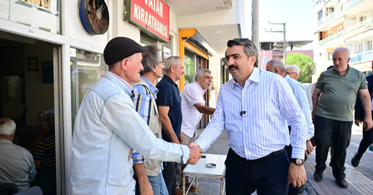 Bursa Yıldırım'da Başkan Yılmaz Zümrütevler esnafıyla buluştu