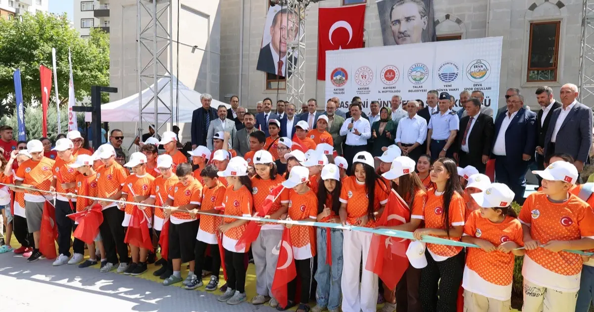 Kayseri Talas Yeni Dünya ERVA Spor Okulu açıldı
