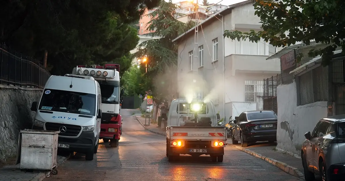İstanbul Maltepe’de ilaçlama çalışmaları sürüyor