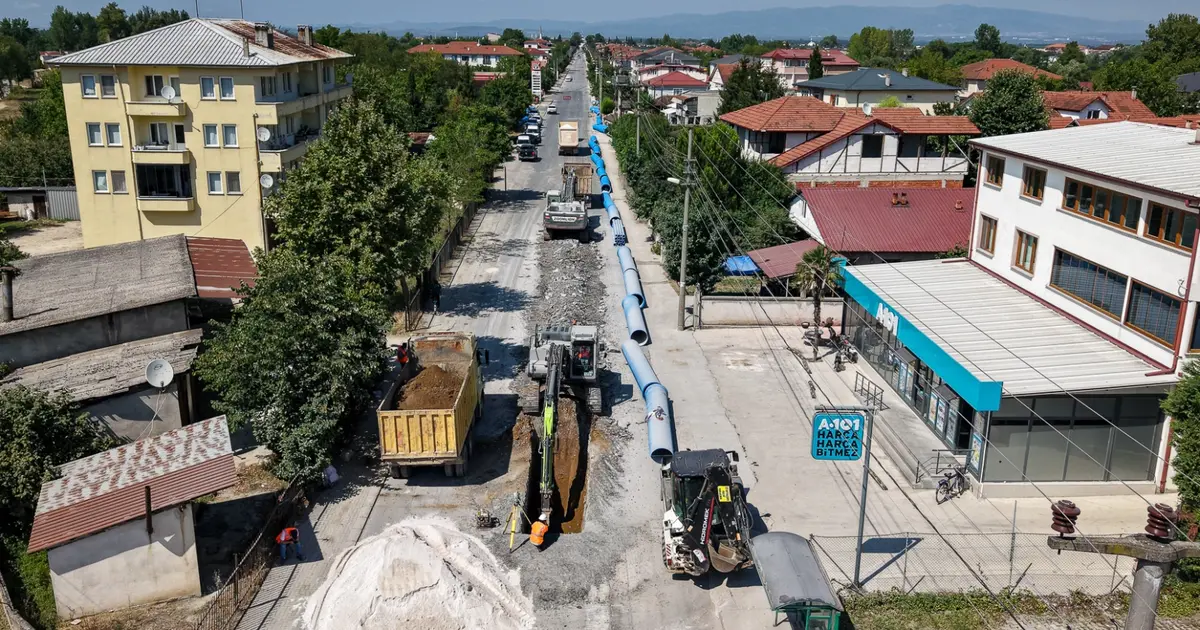 Sakarya Akyazı’da altyapı hattı için saha çalışmaları başladı