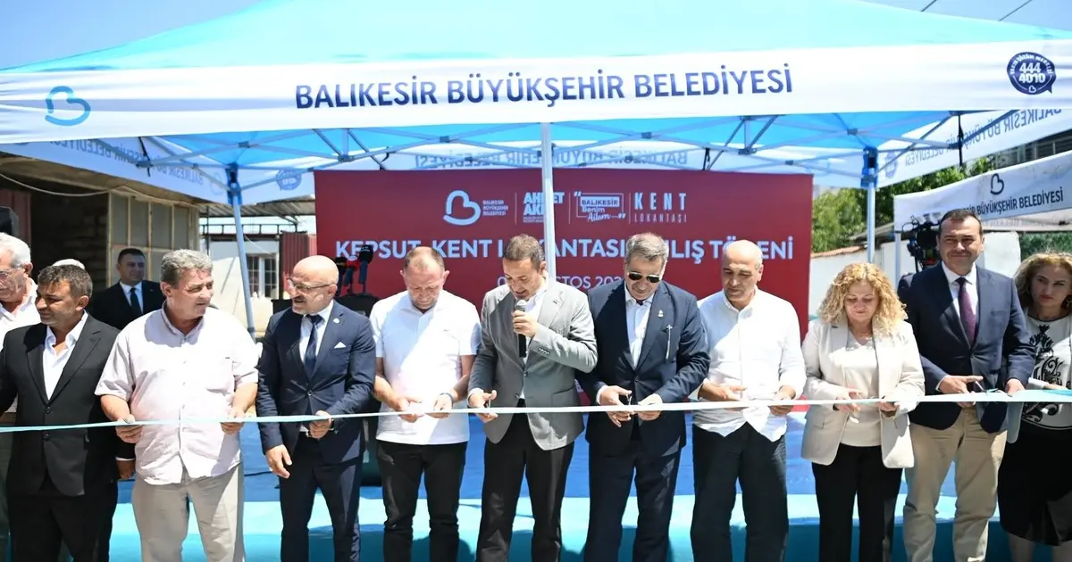 Balıkesir'de Kepsut’a Kent Lokantası ve altyapı desteği