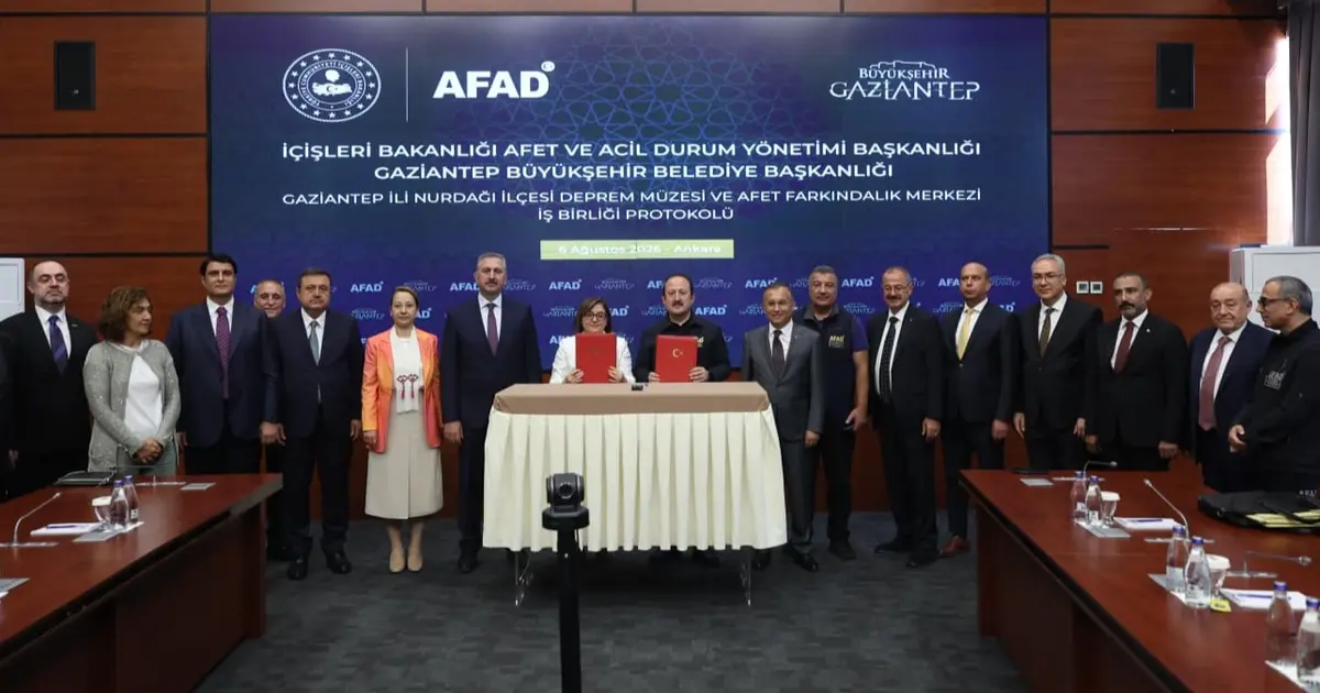 Gaziantep Nurdağı Deprem Müzesi ve Afet Farkındalık Merkezi için iş birliği