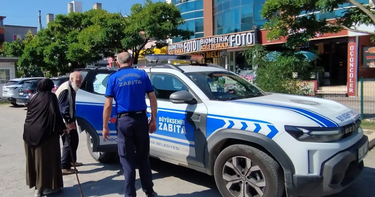 Zabıtadan gurbetçi yaşlı çifte yardım eli