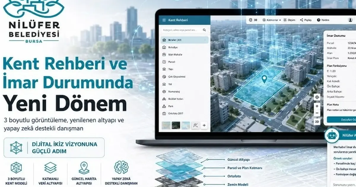 Nilüfer’de Kent Rehberi ve İmar Durumu Sorgulama yenilendi