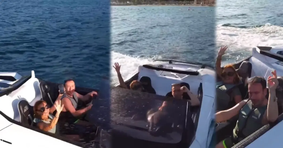 Bodrum’da Ferrari’li deniz keyfi! - Magazin Haberleri