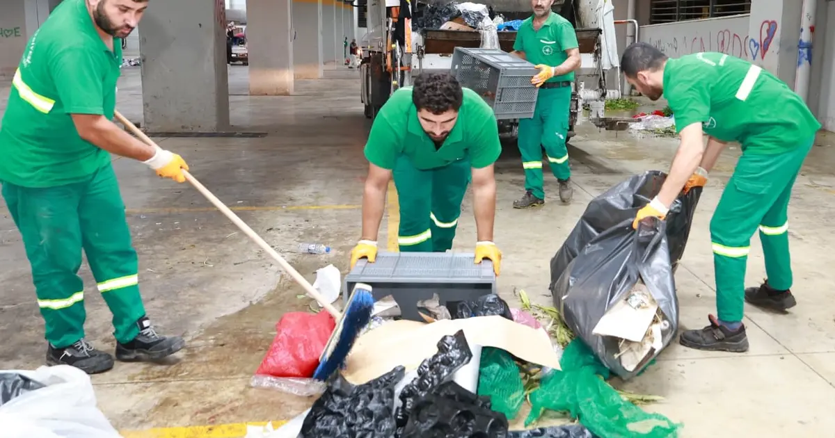 Bursa Osmangazi’de pazarlardan aylık 600 ton atık toplanıyor