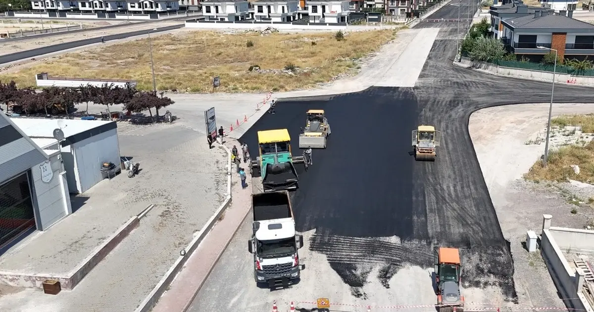 Kayseri Melikgazi'de yeni yollarla konforlu ulaşım