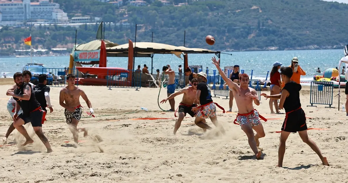 Pamucak Sahili’nde spor şöleni