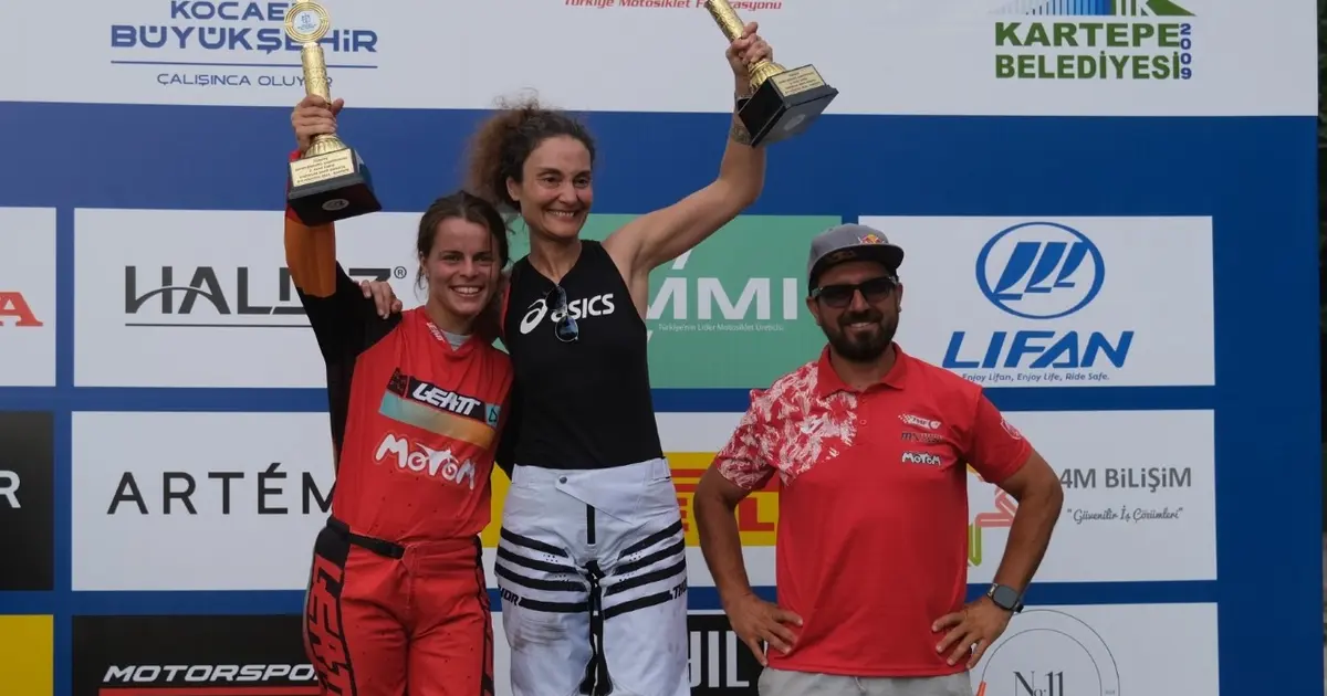 Kocaeli'de Süper Enduro’da kupalar sahiplerini buldu