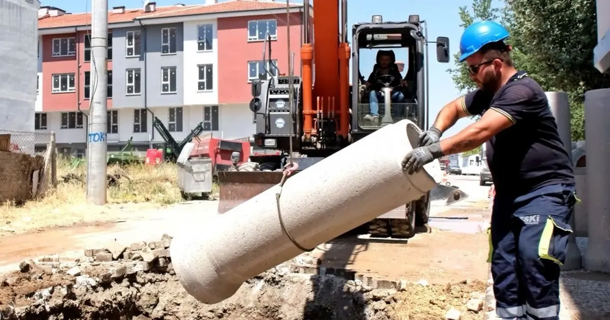 Eskişehir’de kanalizasyon hatları yenileniyor