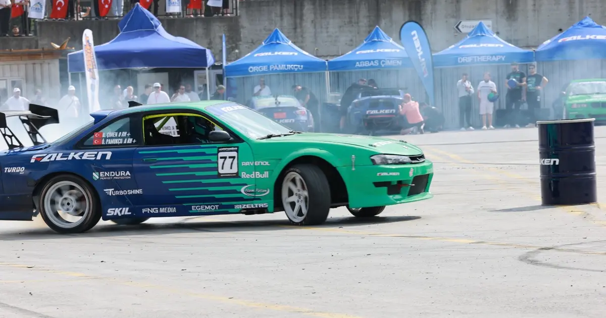 Kocaeli Gebze’de drift heyecanı
