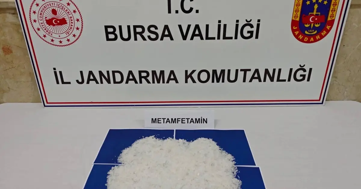 Gürsu’da uyuşturucu operasyonu... İş yerinden 1,9 kilogram metamfetamin çıktı