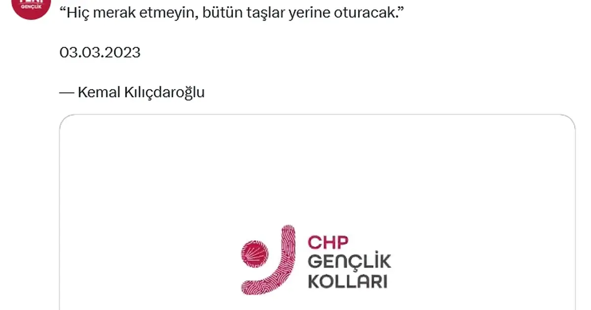 CHP Gençlik Kolları, YENİ Parti'nin ele geçirdiği X hesabını geri aldı! - Siyaset Haberleri