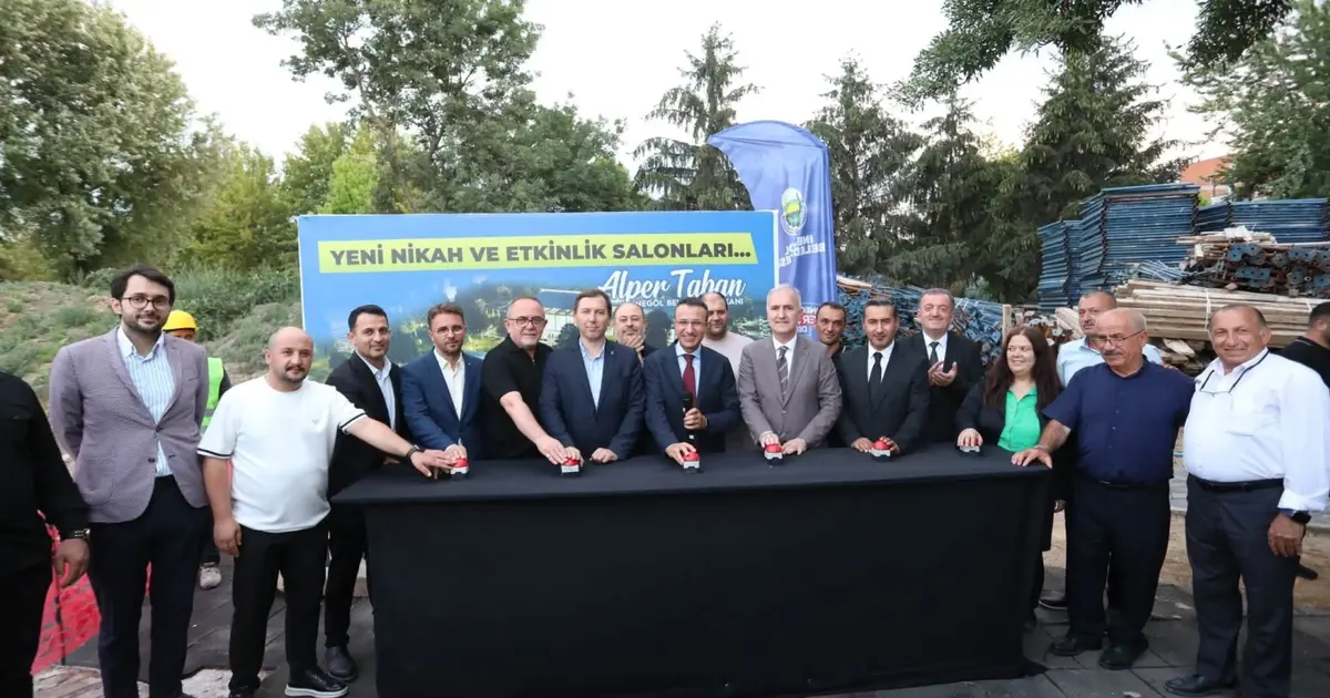 Bursa İnegöl'de Botanik Nikah Ve Etkinlik Salonlarının temeli atıldı