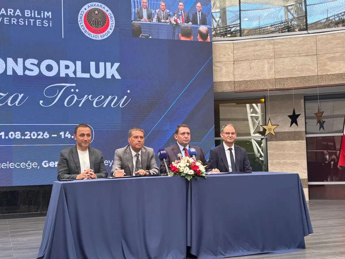 Ankara Bilim Üniversitesi ile Gençlerbirliği arasında sponsorluk iş birliği